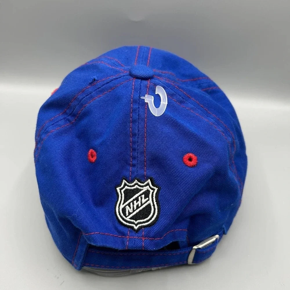 New York Rangers Hat Youth Blue Embroidered NHL Legacy Strap Back Cap Cotton New